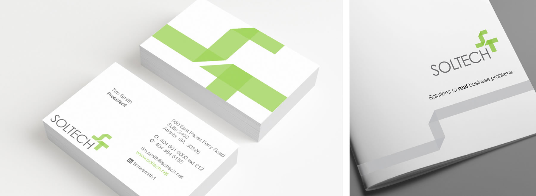SolTech Business Cards and Letterhead
